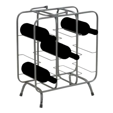 P/BOTTIGLIE Stojak KWADRATOWY (9 MIEJSC) 40x23x47,5 cm